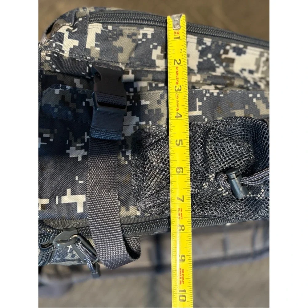 Tactical Backpack Digital Camo Large Military Assault Rucksack Grey Black‎
